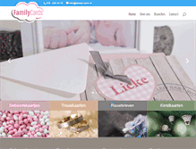 Tablet Screenshot of familycards.nl