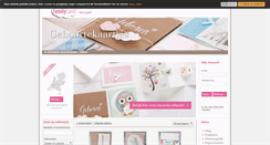 Desktop Screenshot of geboortekaartjes.familycards.nl